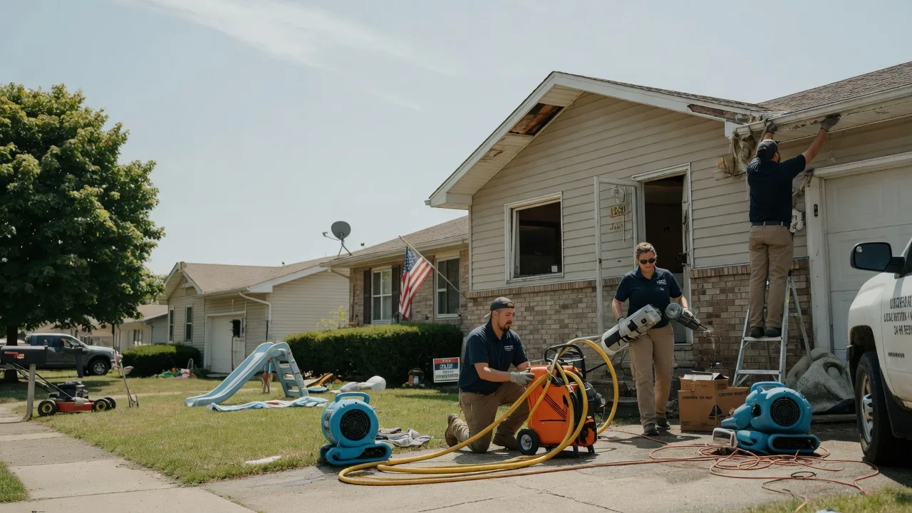 Water Damage Restoration in Bingham, IL near me